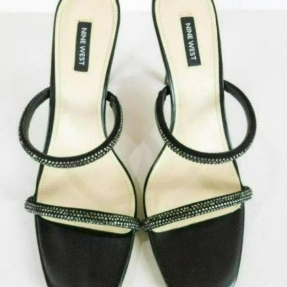 NINE WEST Zarleen Heeled Slide Sandals -10.5 - Picture 7 of 8